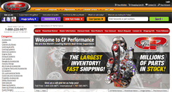 Desktop Screenshot of cpperformance.com